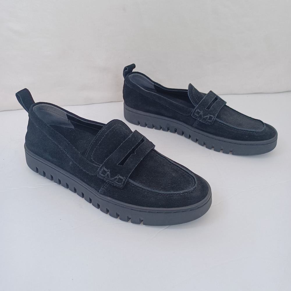 Vionic Uptown Black Suede Loafer Slip On Shoes Women Size 6 - Picture 9 of 14